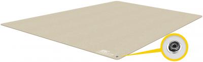 Electrostatic Dissipative Chair Floor Mat Sentica ED Green Beige 1.22 x 1.5 m x 3 mm Antistatic ESD Rubber Floor Covering